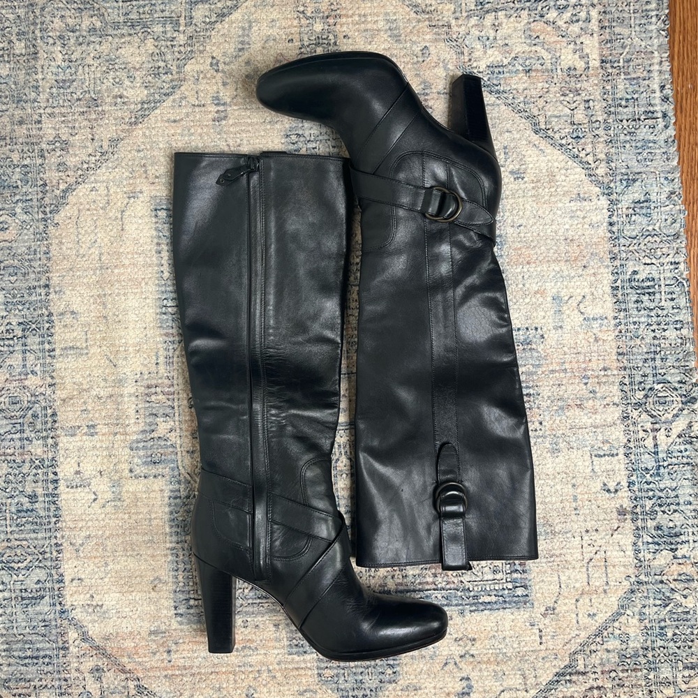 Cole Haan X Nike Black Courtney Air Tall Boots